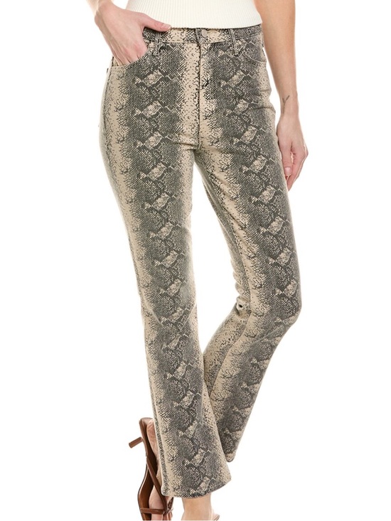MOTHER Denim - MOTHER The Hustler Flood Boa Babe Flare Jeans